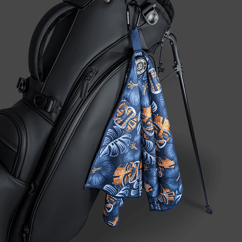 Gold Magnetic Golf Towel