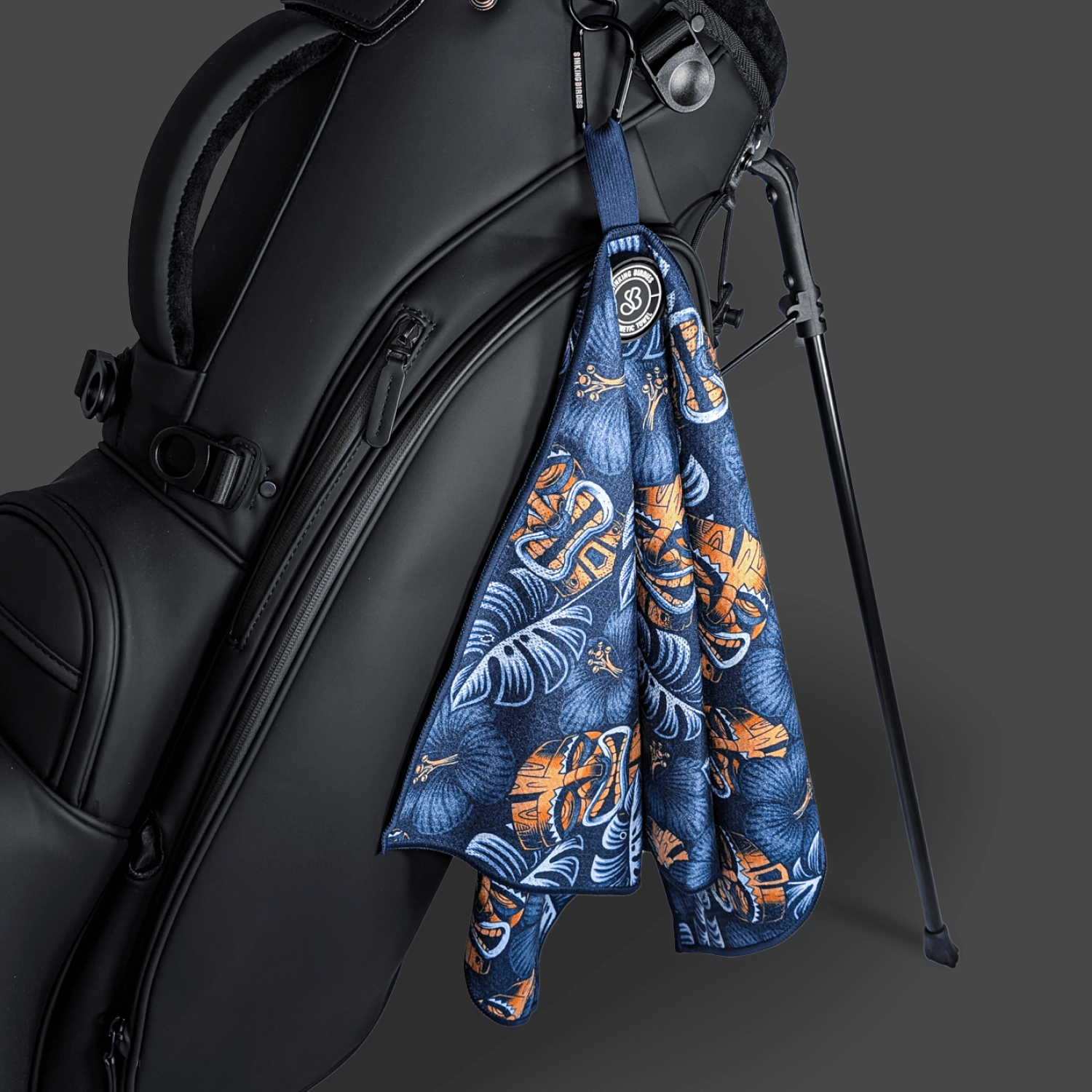 Gold Magnetic Golf Towel