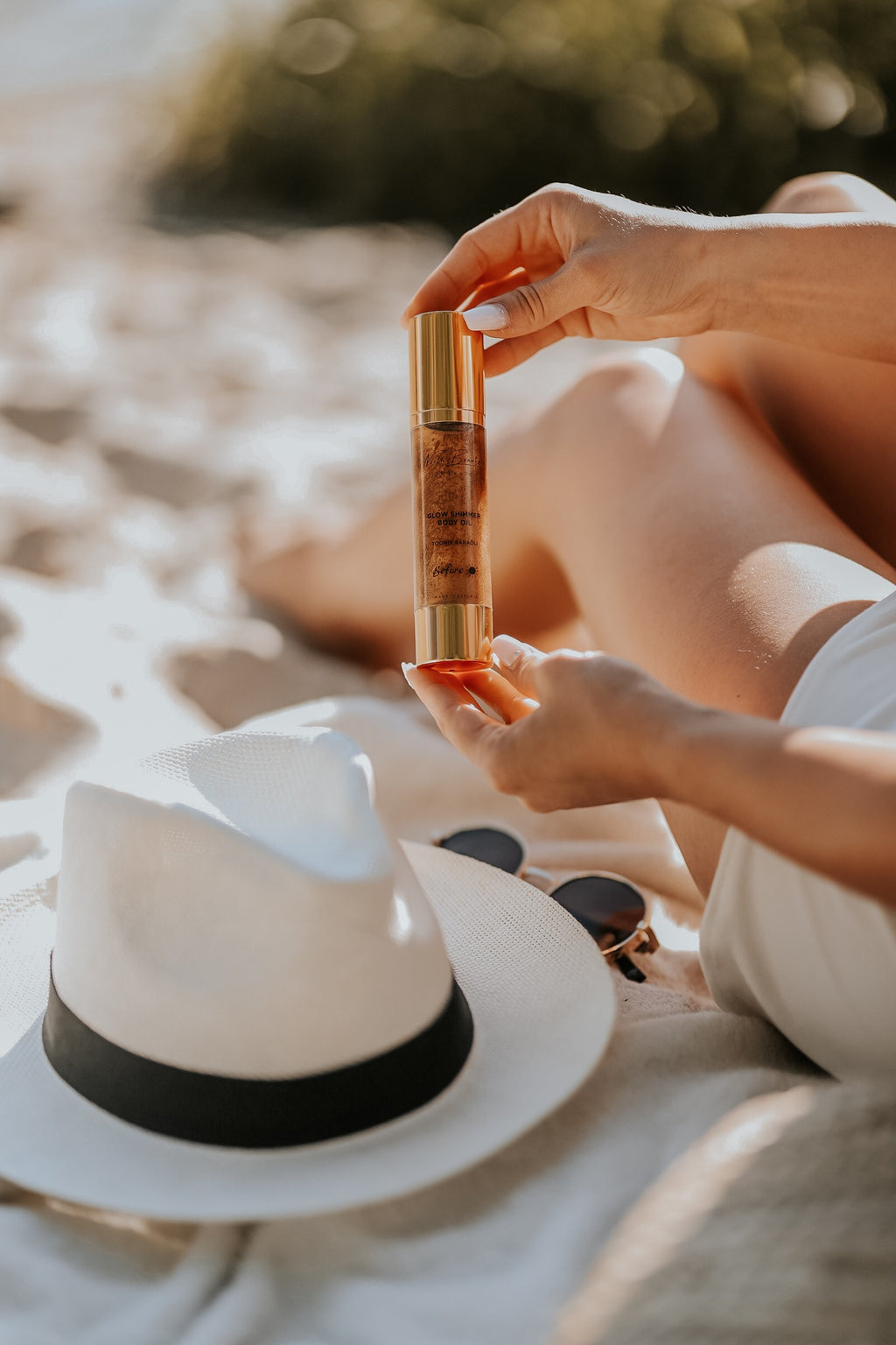 Meet Your New Go-To for Sun-Kissed Glow: Nourishing Tinted Oil with Natural Minerals & Luxurious Scent by North Beauty at www.brixbailey.com