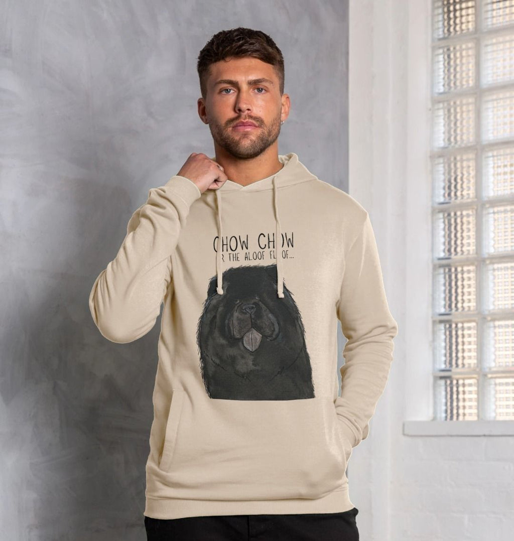 Black Chow Chow The Aloof Floof Men's Hoodie