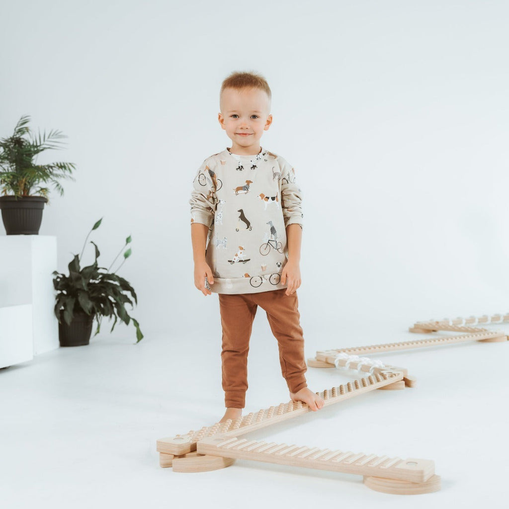 Enhance Skills with TipiToo® Balance Beam Set - Fun & Functional for All Ages by Ette Tete at www.brixbailey.com