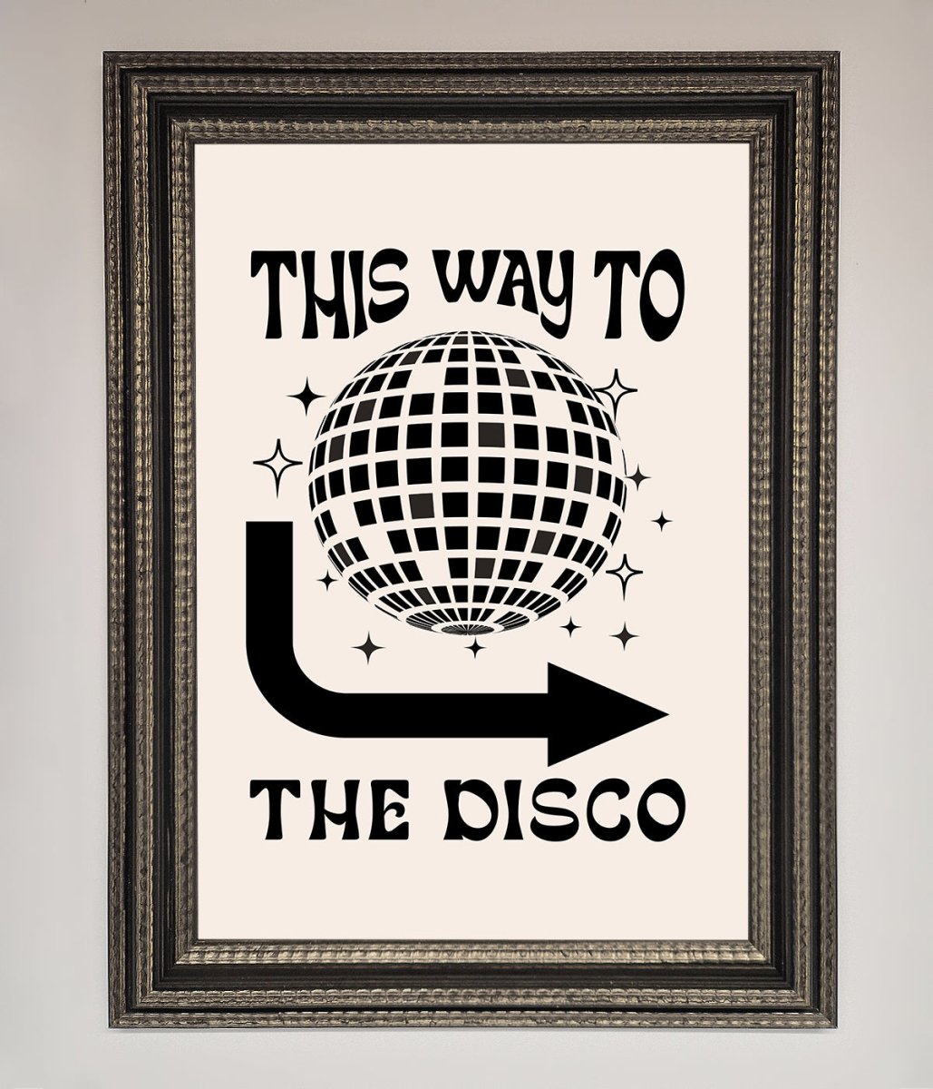 To The Disco Framed Poster