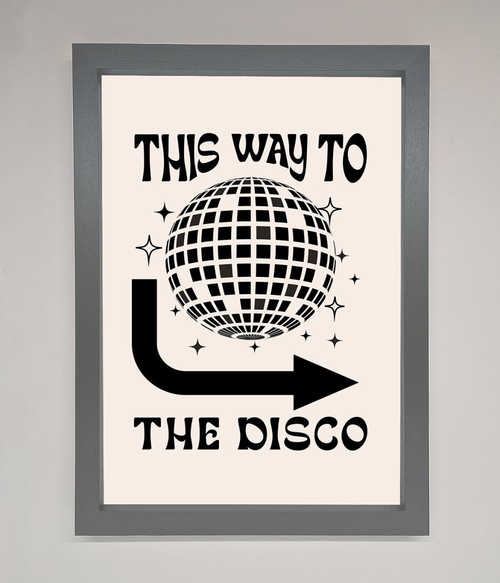 To The Disco Framed Poster