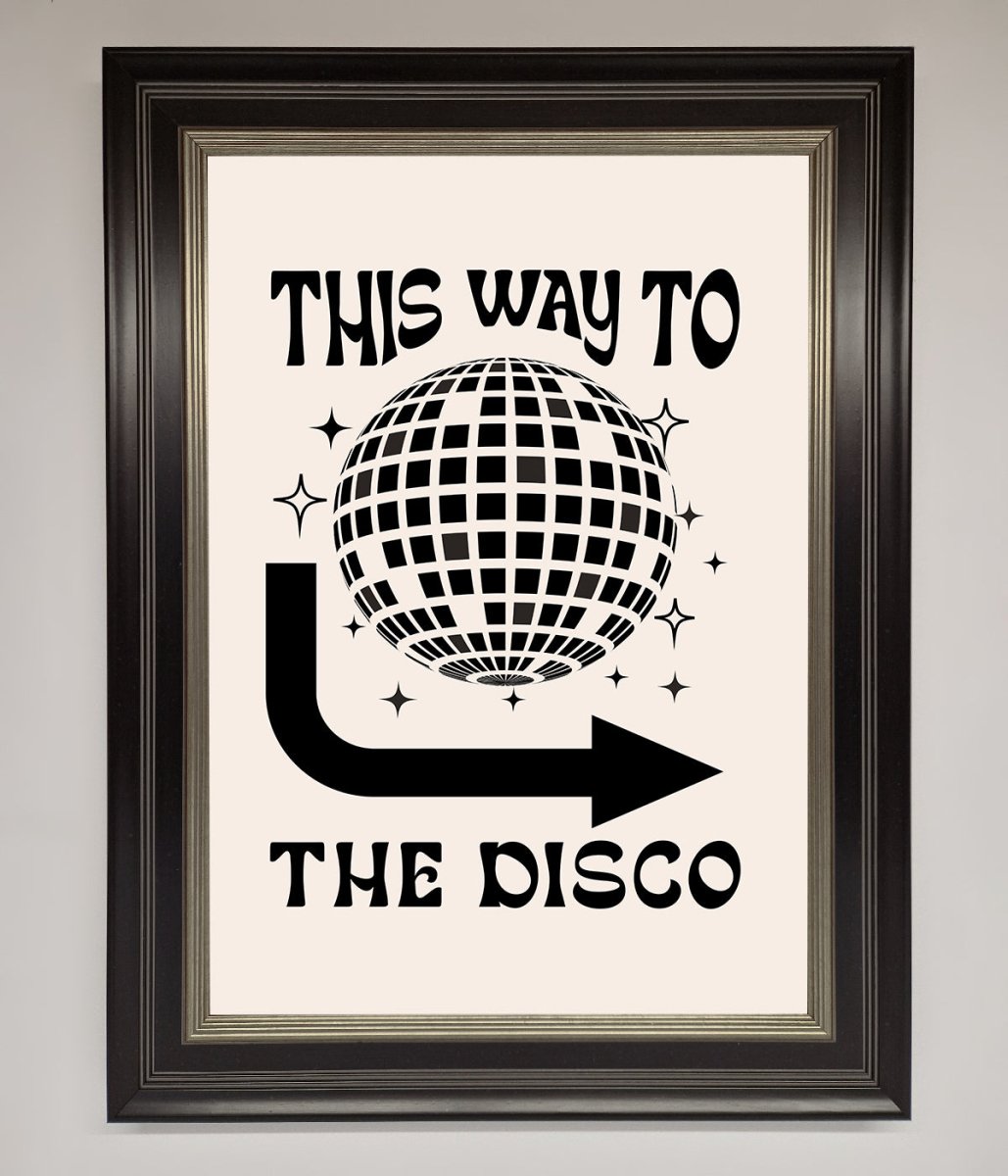 To The Disco Framed Poster