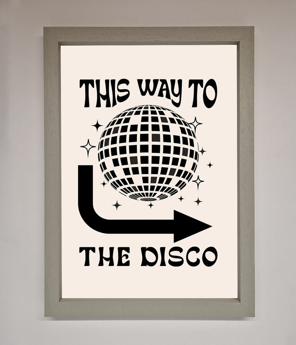 To The Disco Framed Poster