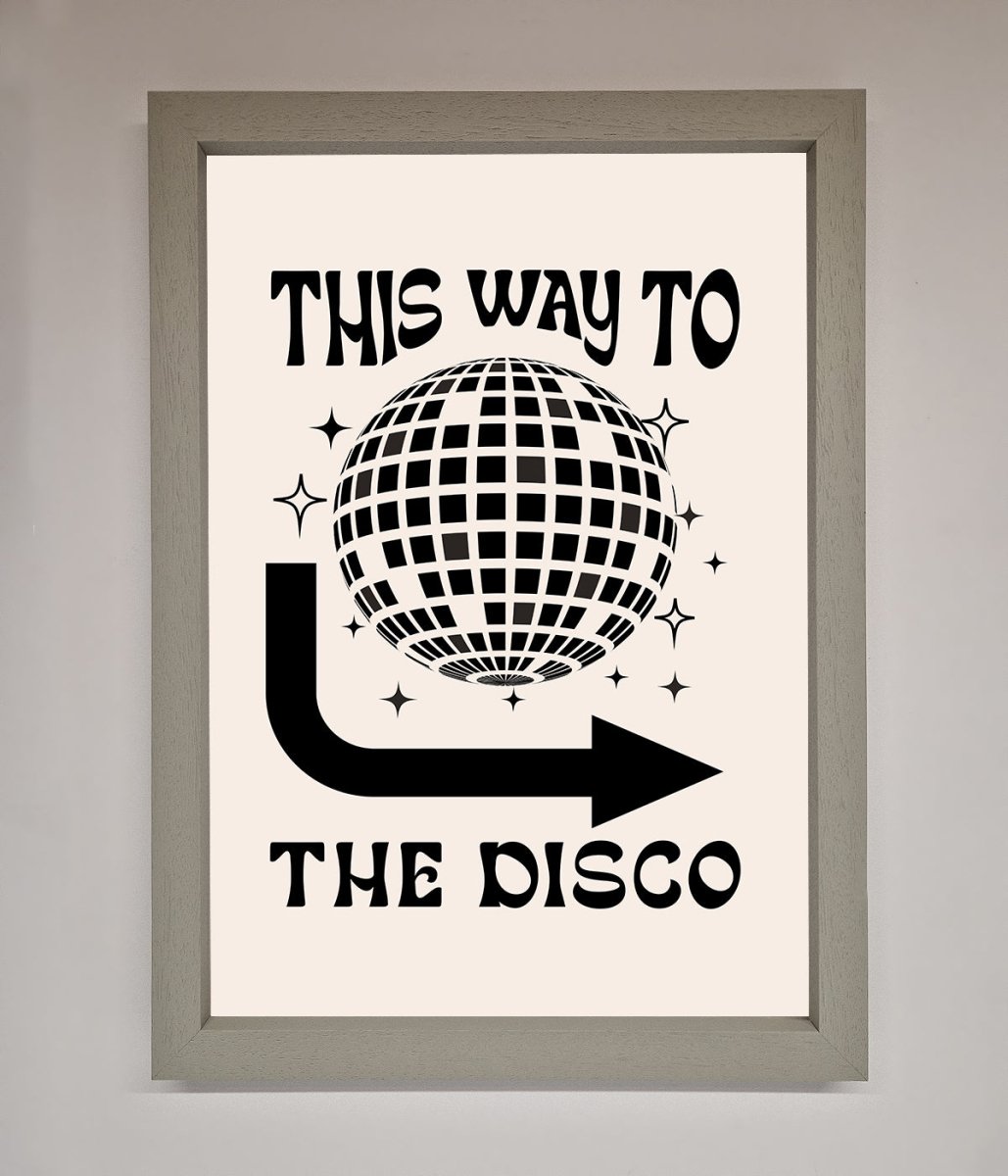 To The Disco Framed Poster