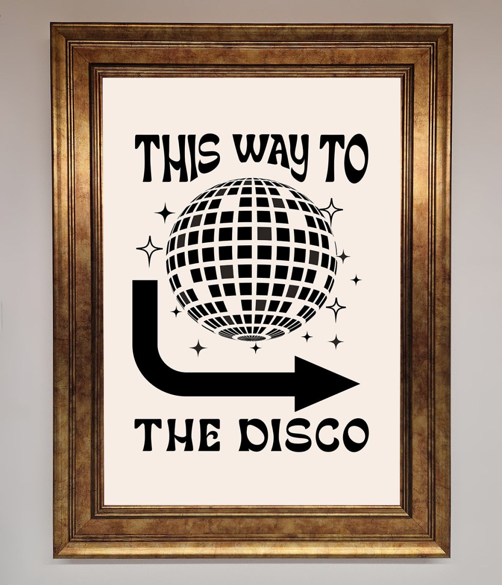 To The Disco Framed Poster