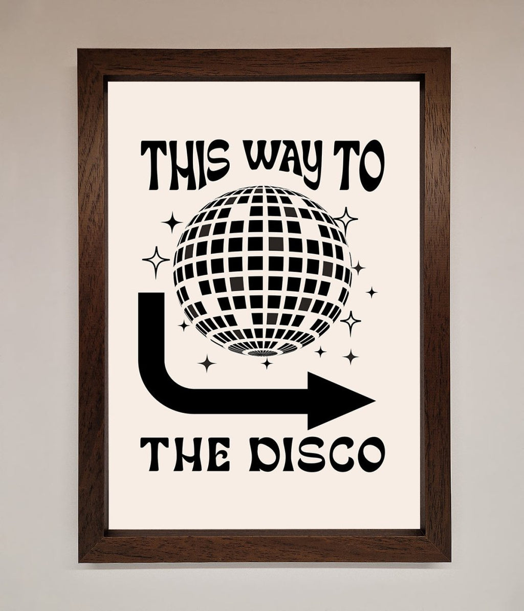 To The Disco Framed Poster
