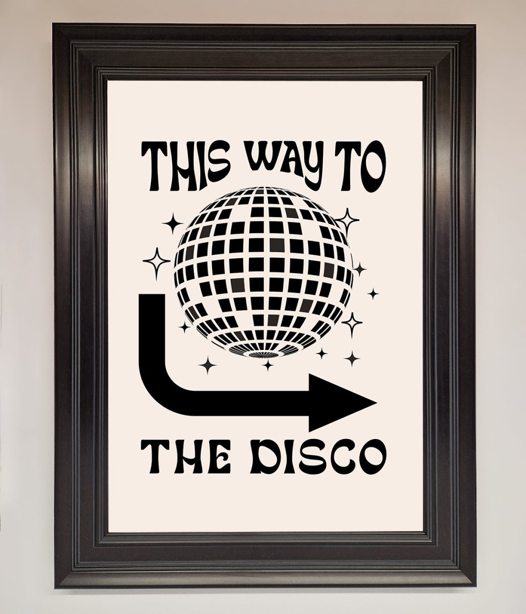 To The Disco Framed Poster
