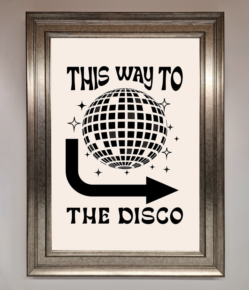 To The Disco Framed Poster