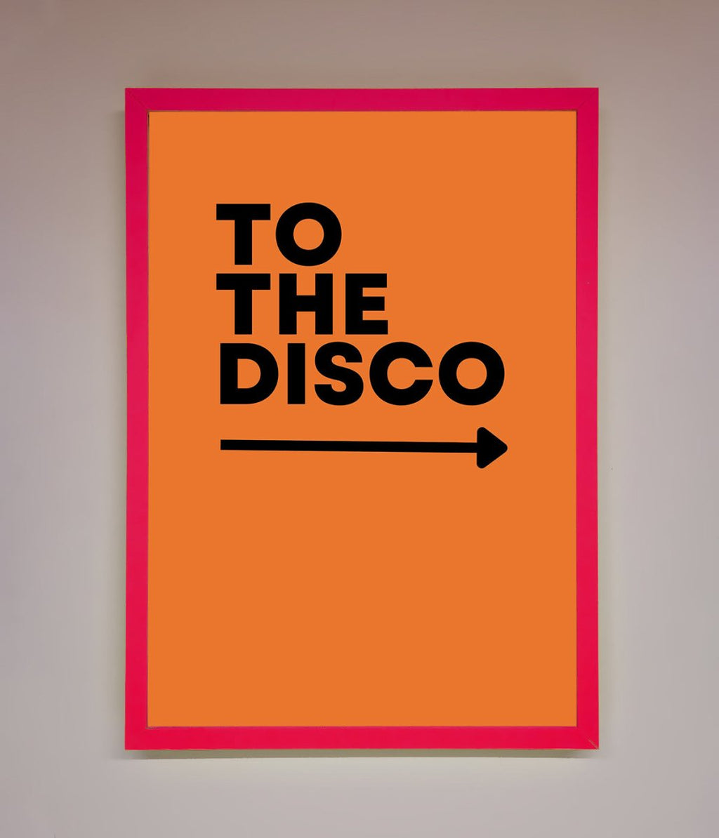 To The Disco Framed Print