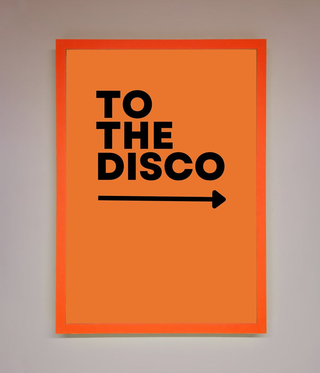 To The Disco Framed Print