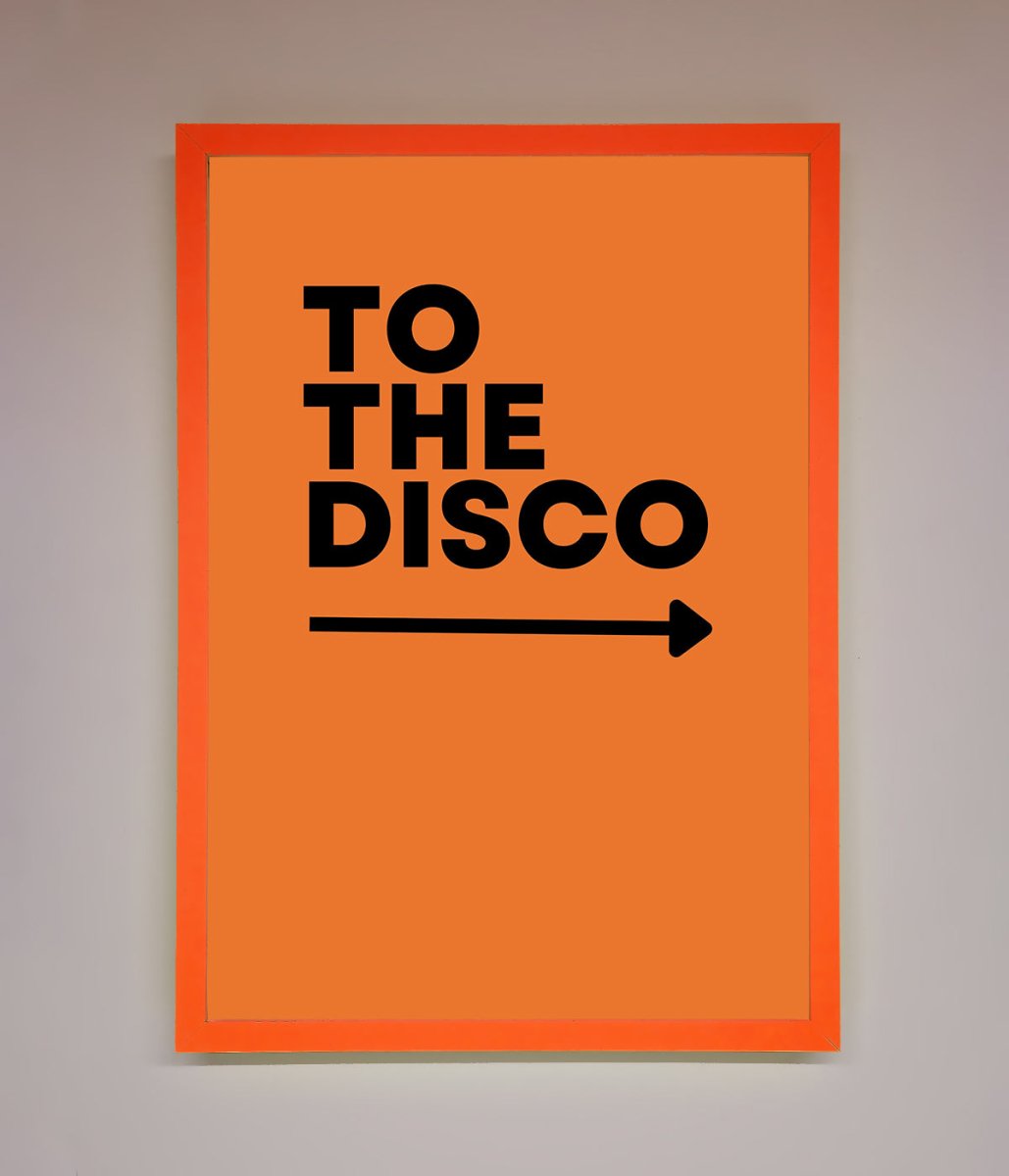 To The Disco Framed Print