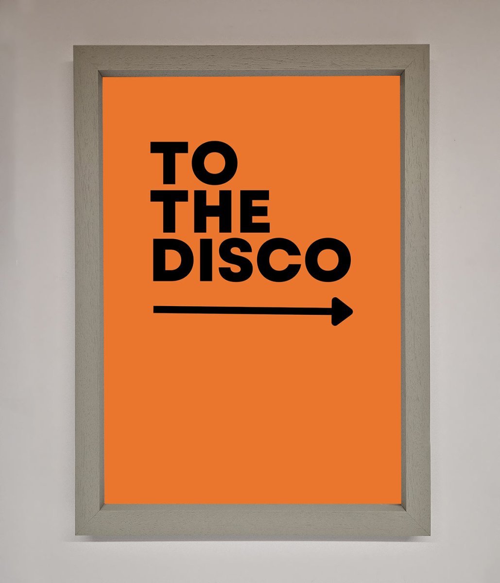 To The Disco Framed Print