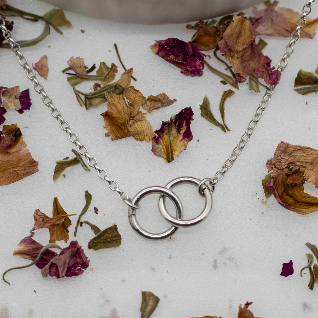 Together Forever Sterling Silver Necklace