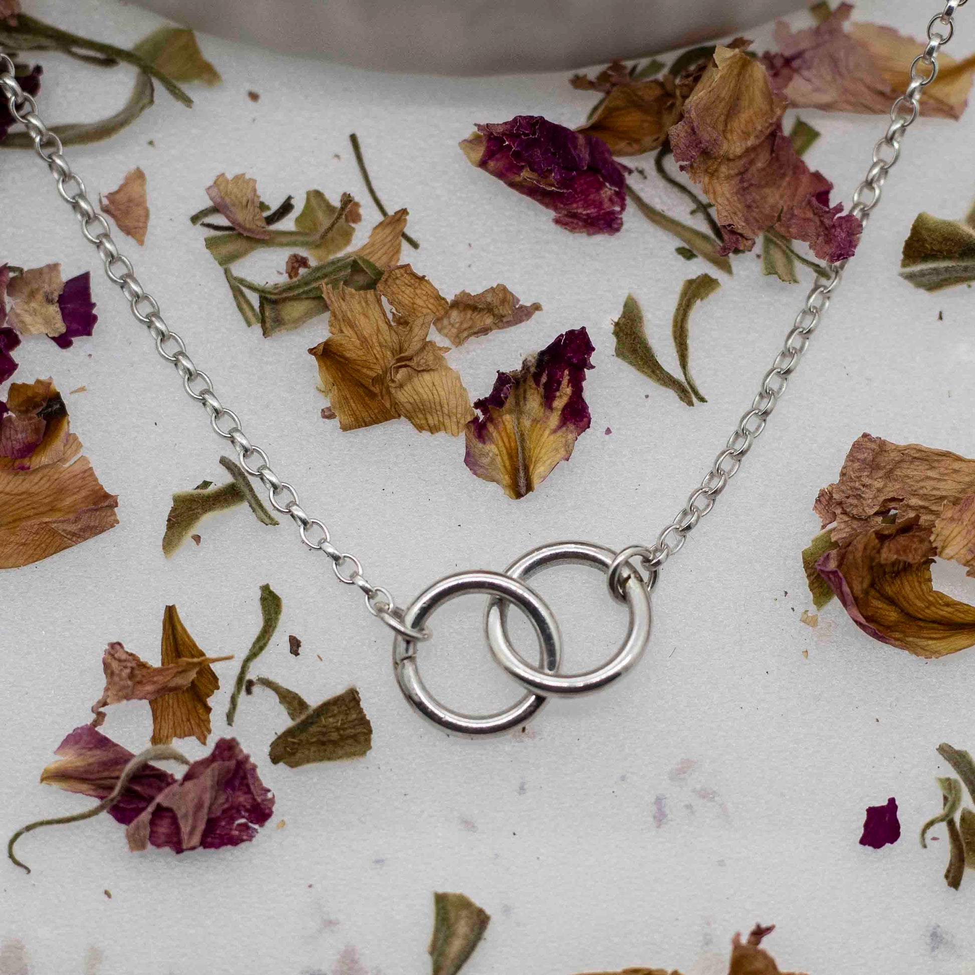 Together Forever Sterling Silver Necklace