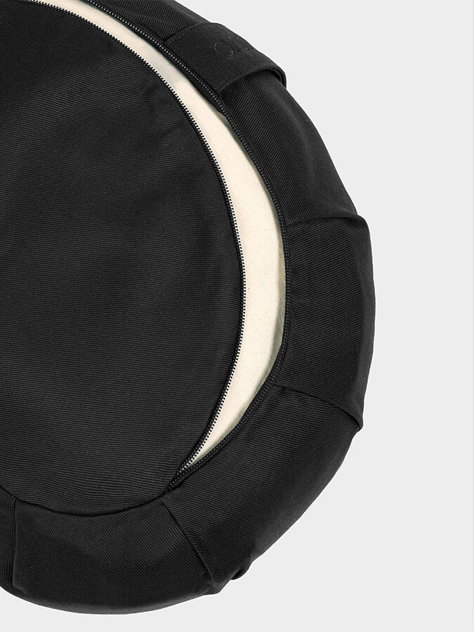 Organic Buckwheat Zafu Crescent Meditation Cushion