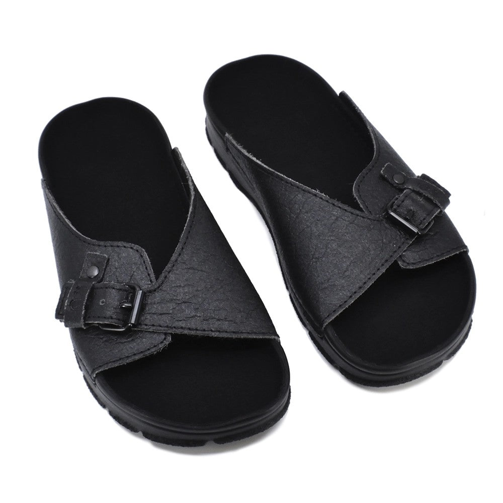Discover Timeless Style with TOKU Rome Vegan Slide Sandals by Omaking at www.brixbailey.com