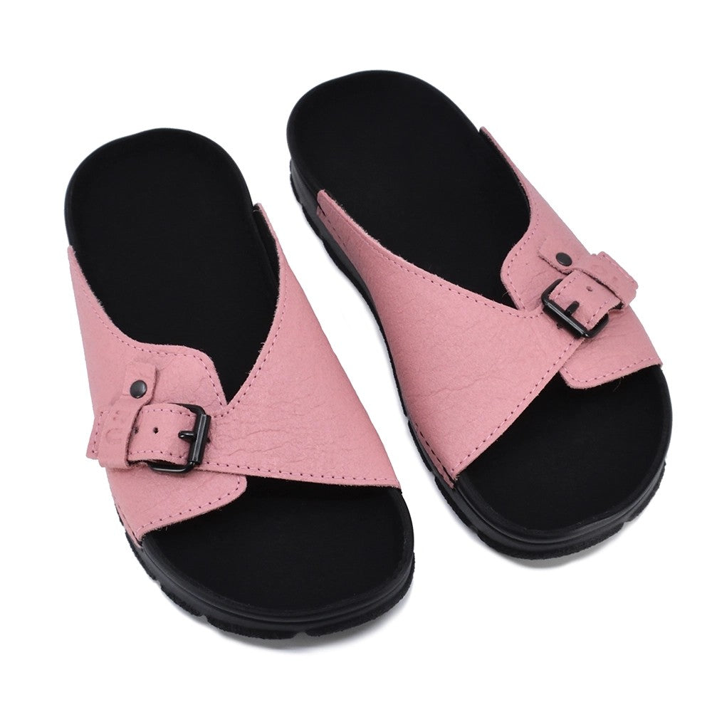 Step into Elegance with TOKU Rome Vegan Slide Sandals by Omaking at www.brixbailey.com