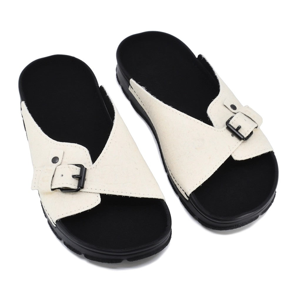Experience Timeless Comfort with TOKU Rome Vegan Slide Sandals by Omaking at www.brixbailey.com