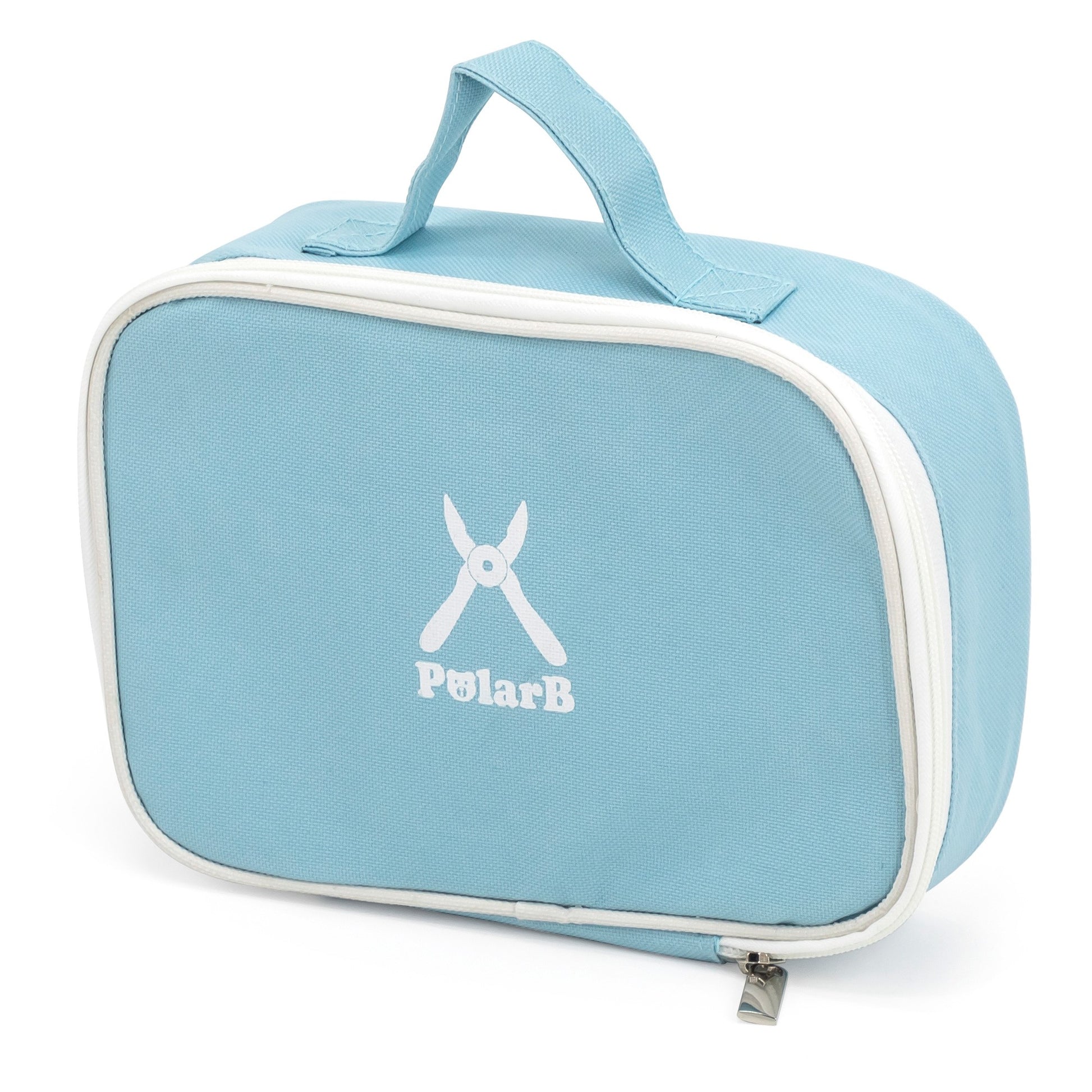 wooden tool bag for kids with hammer, wrench, and activity cards laid out for pretend play