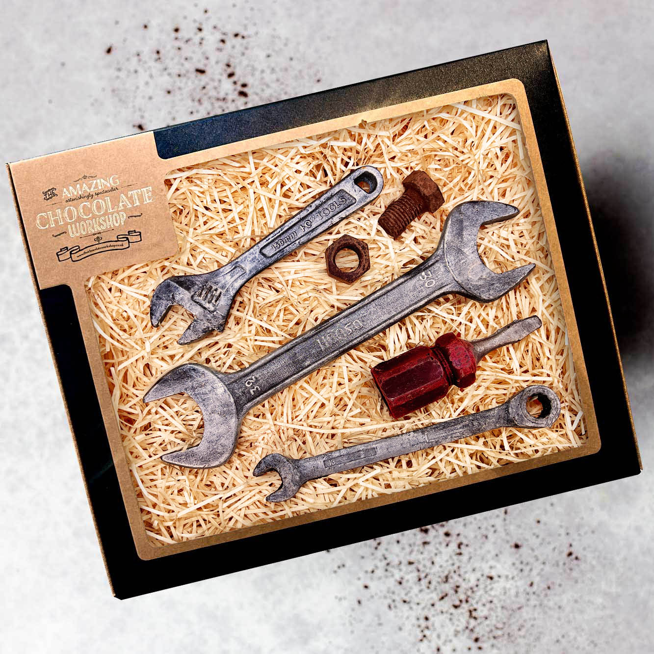 Deluxe Tool Kit with Edible Chocolate Bolt