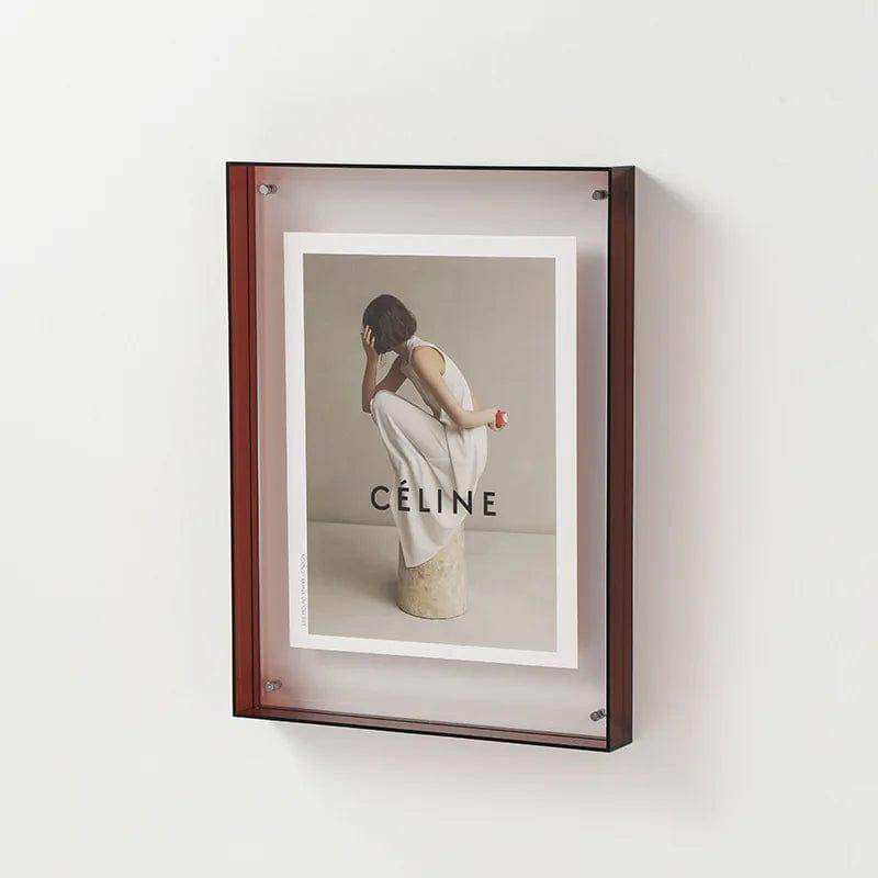 Transparent Acrylic Picture Frame Modern Display