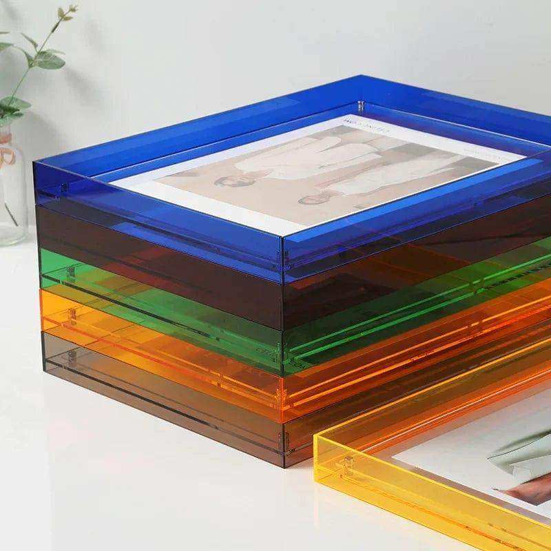 Transparent Acrylic Picture Frame Modern Display