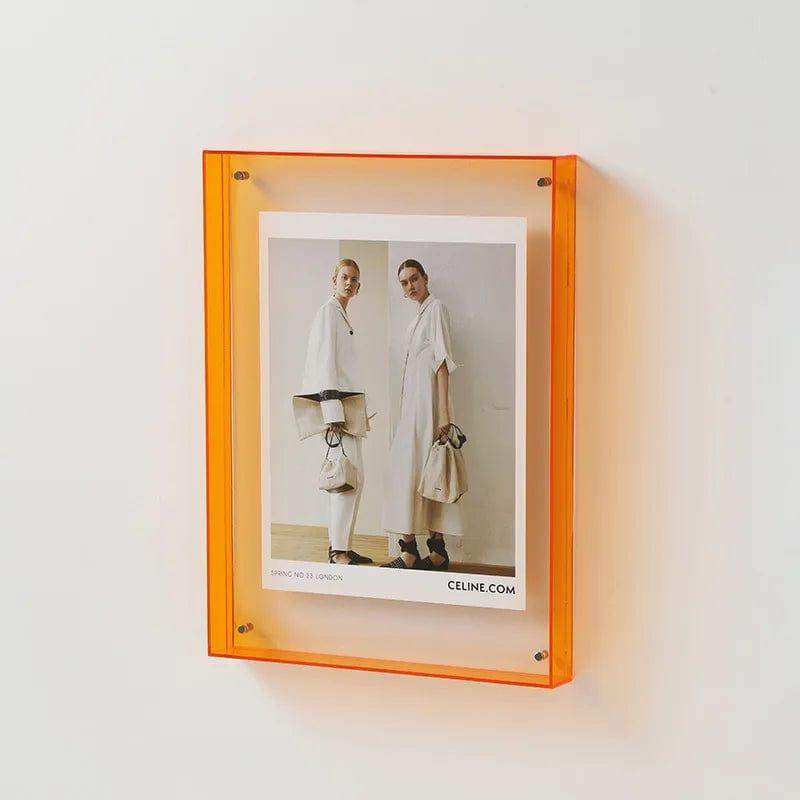 Transparent Acrylic Picture Frame Modern Display