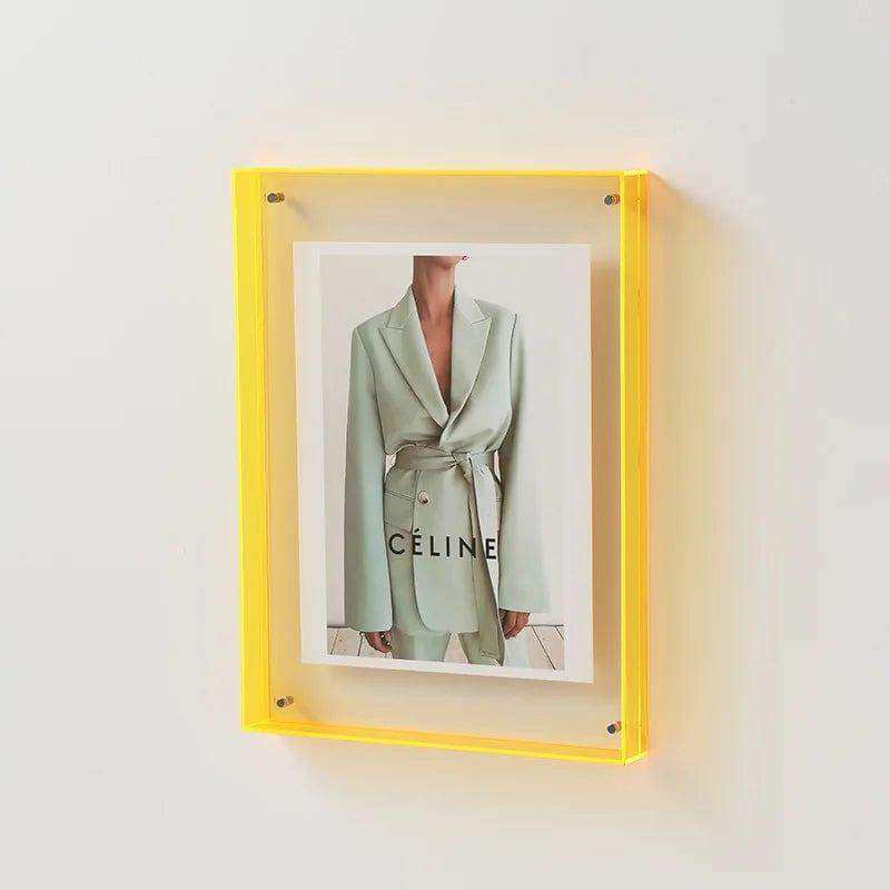 Transparent Acrylic Picture Frame Modern Display