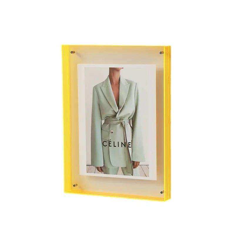 Transparent Acrylic Picture Frame Modern Display