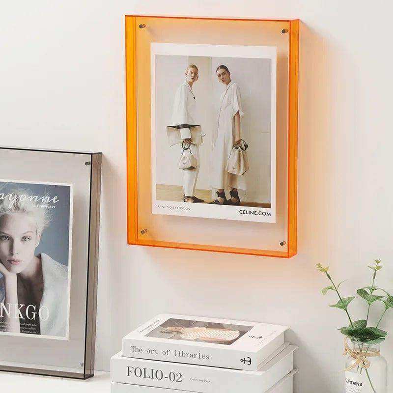 Transparent Acrylic Picture Frame Modern Display