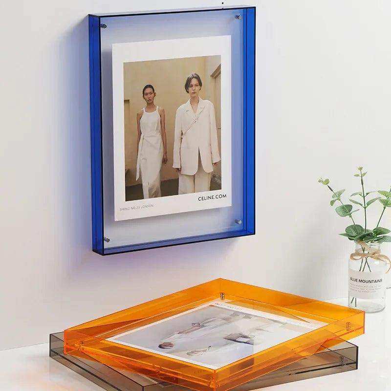 Transparent Acrylic Picture Frame Modern Display