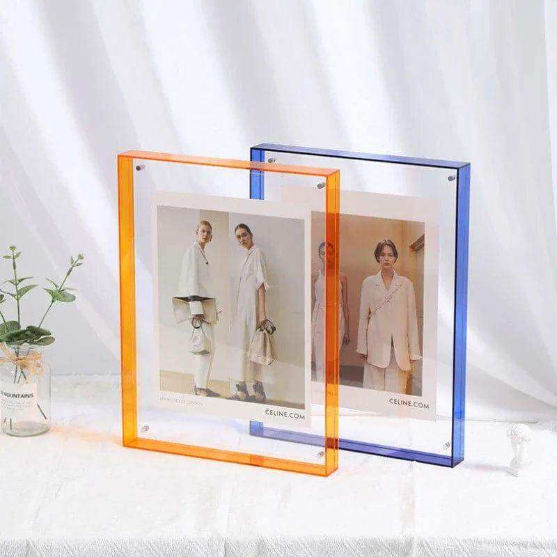 Transparent Acrylic Picture Frame Modern Display
