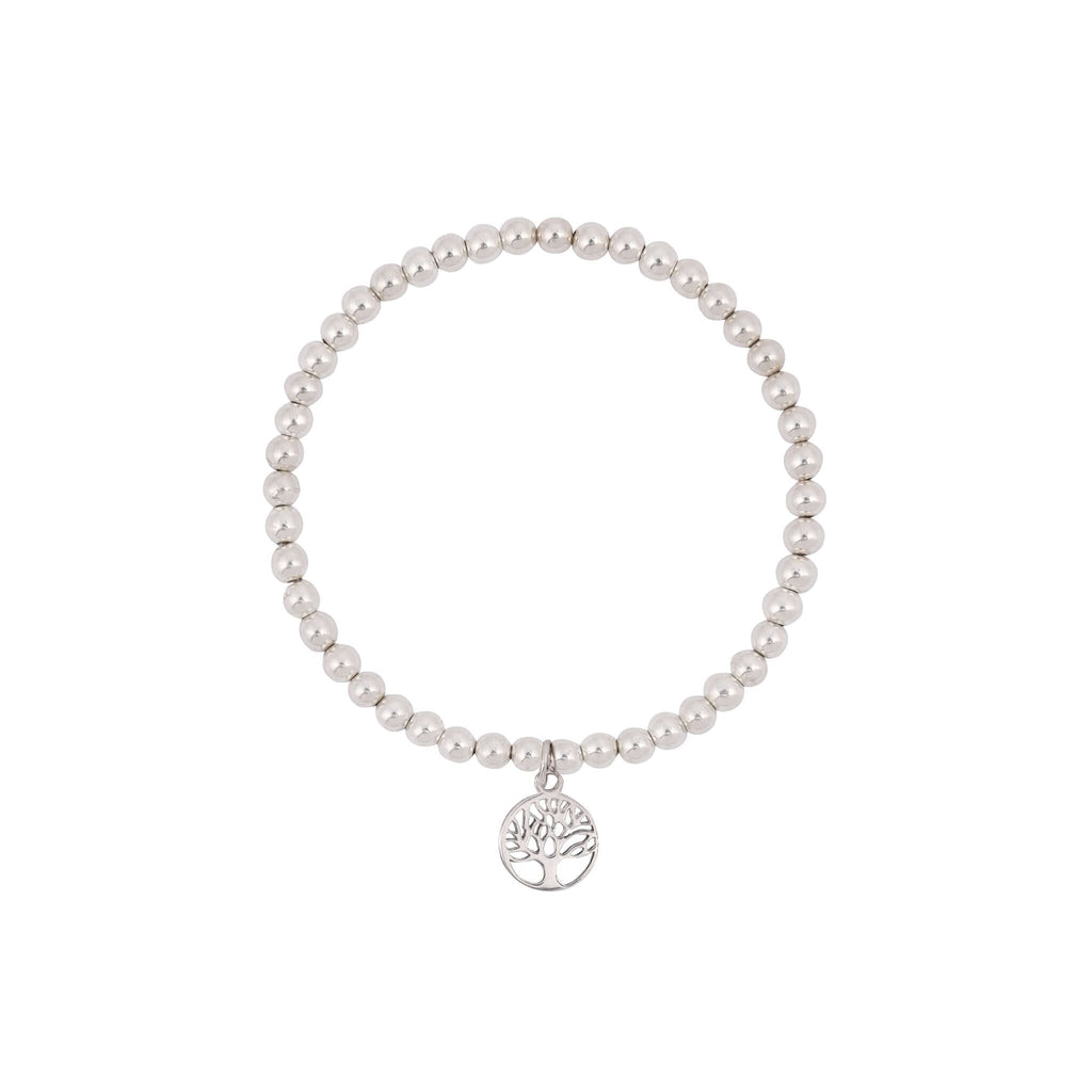 Tree of Life Sterling Silver Charm Bracelet