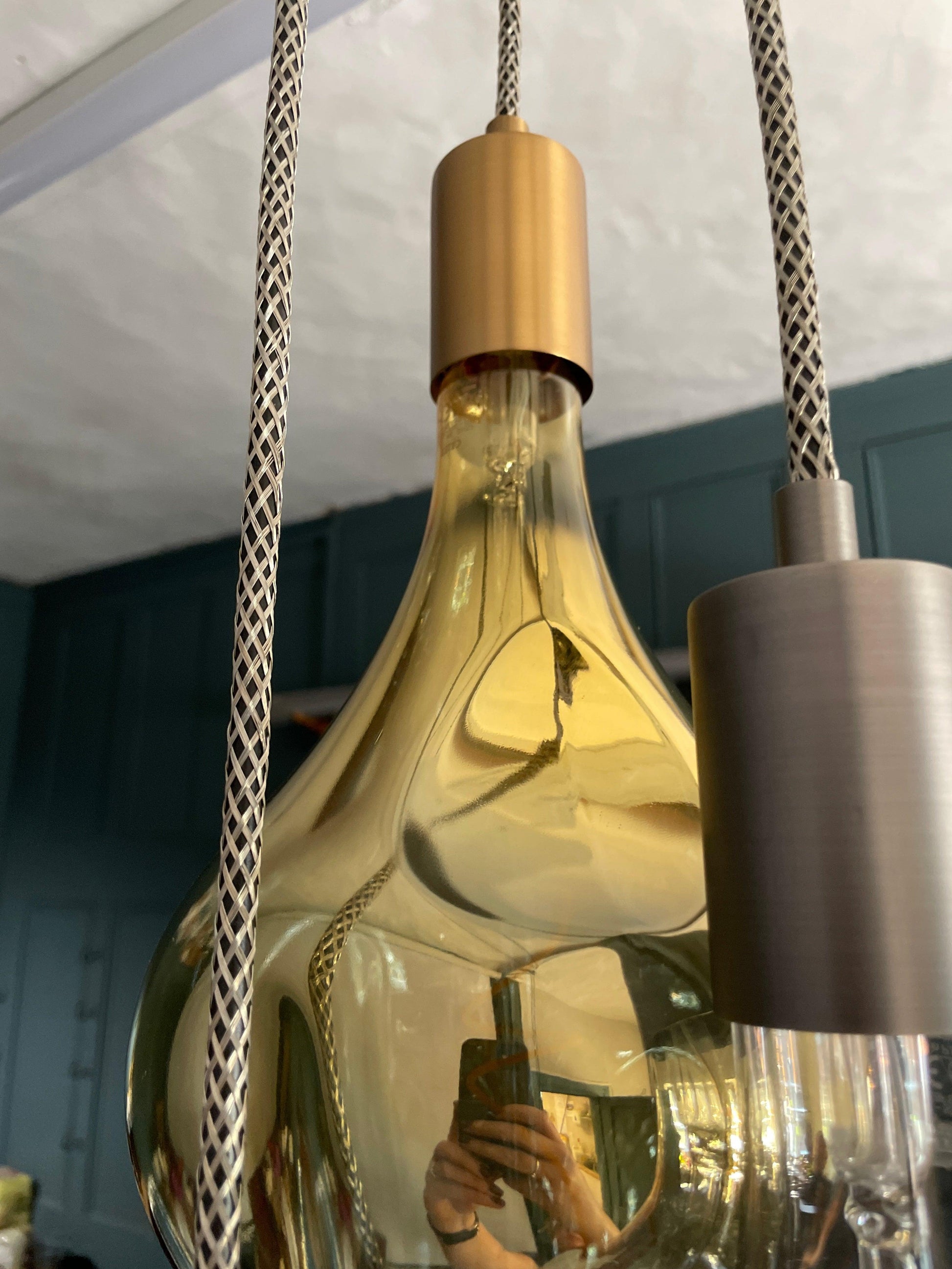 Triple Evo Cluster Pendant Light in Tri Colour