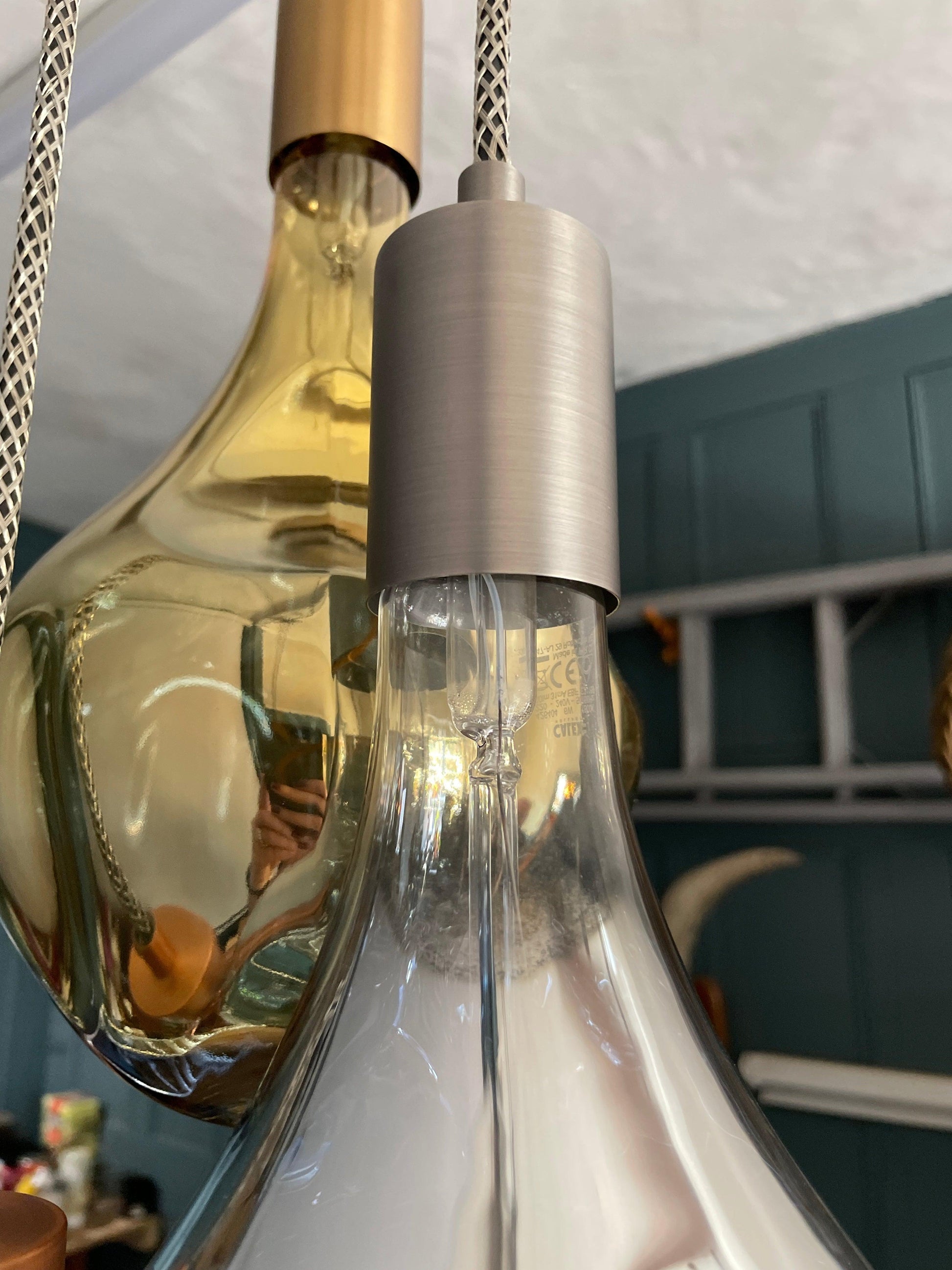 Triple Evo Cluster Pendant Light in Tri Colour