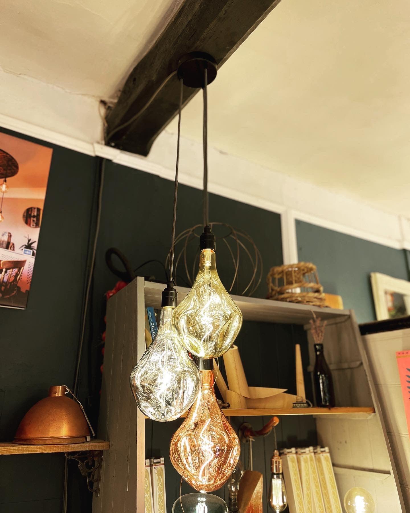 Triple Evo Cluster Pendant Light in Tri Colour