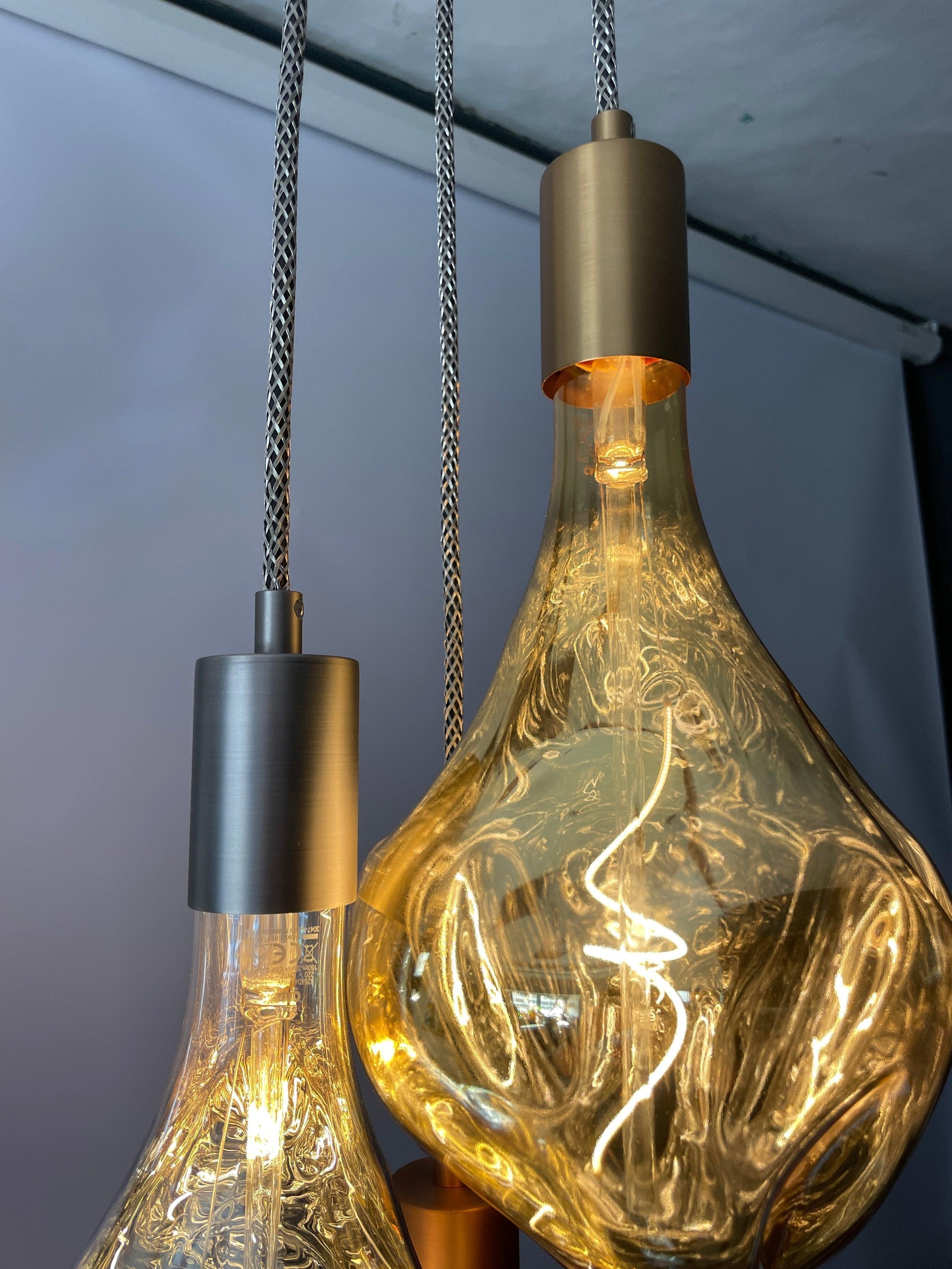 Triple Evo Cluster Pendant Light in Tri Colour