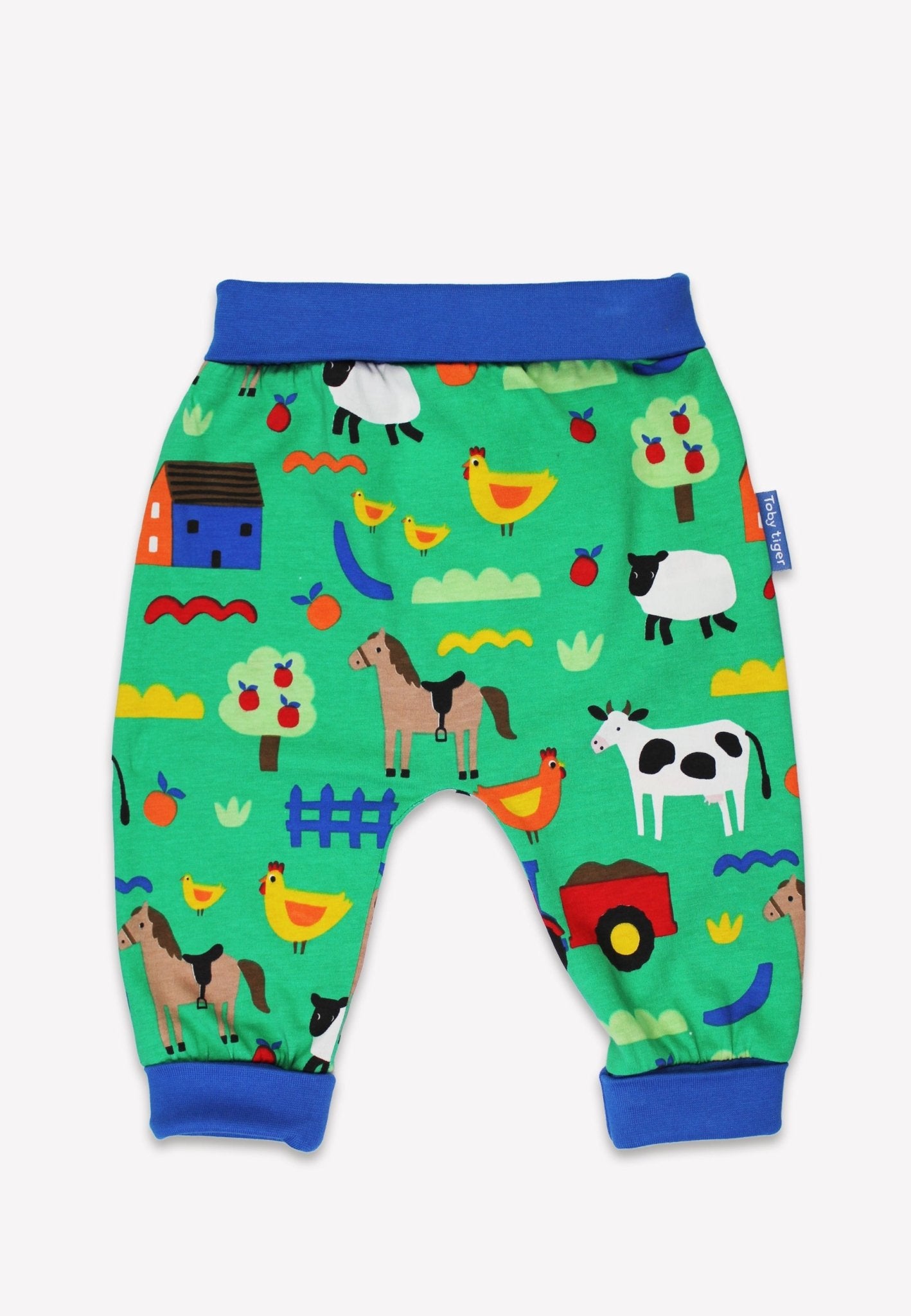 Organic Hillside Print Yoga Pants for Baby