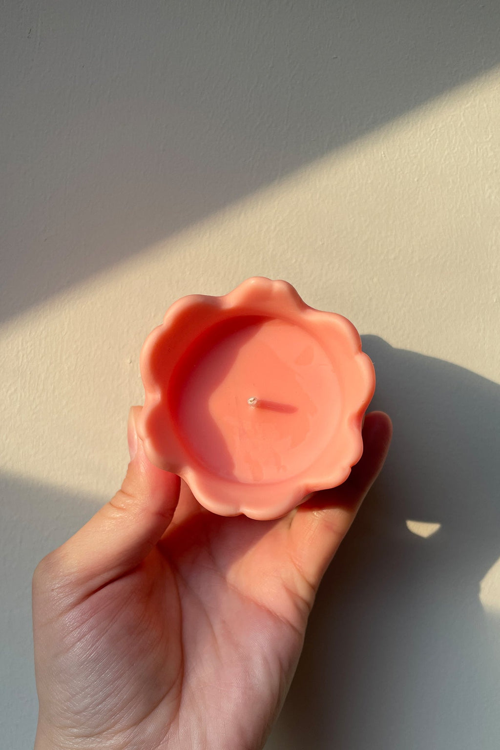 Tulip Shaped Soy Wax Candle Hand Poured in London