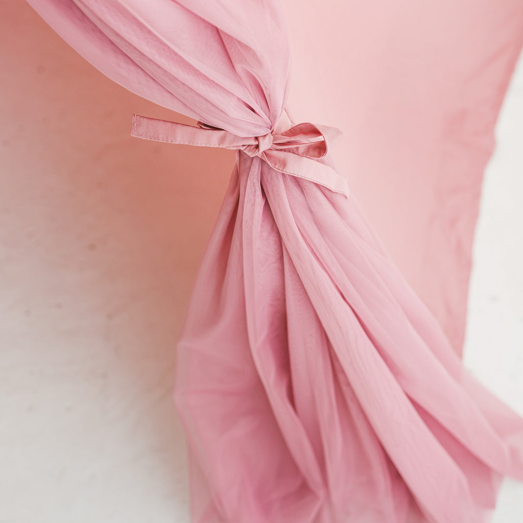 Fairy Kids Play Tent with Tulle in Rose