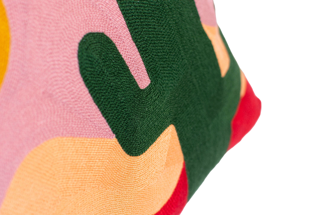 Tulum Needlepoint Cushion with Cactus