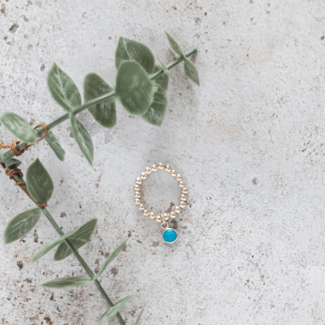 Turquoise Birthstone Ring for December
