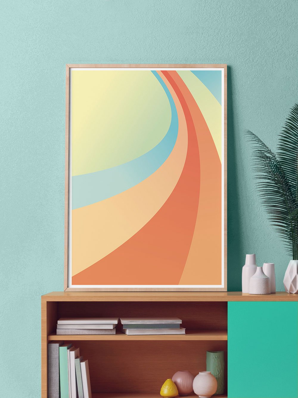 Rainbow Minimal Art Print
