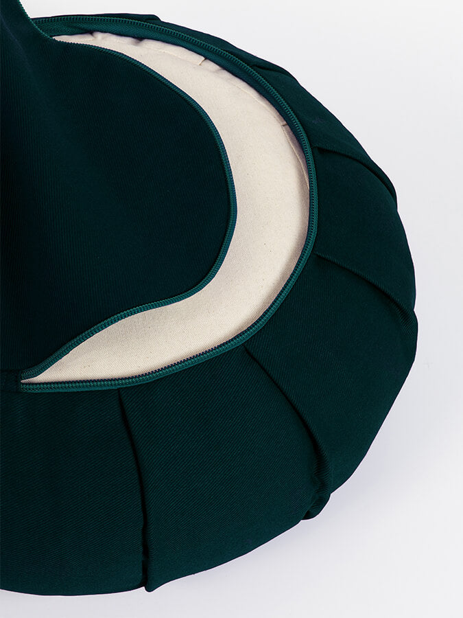 Organic Cotton Round Lotus Zafu Buckwheat Meditation Cushion