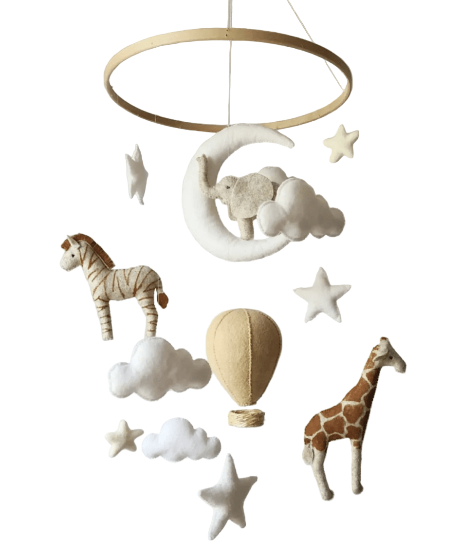 Safari Moon Cot Mobile