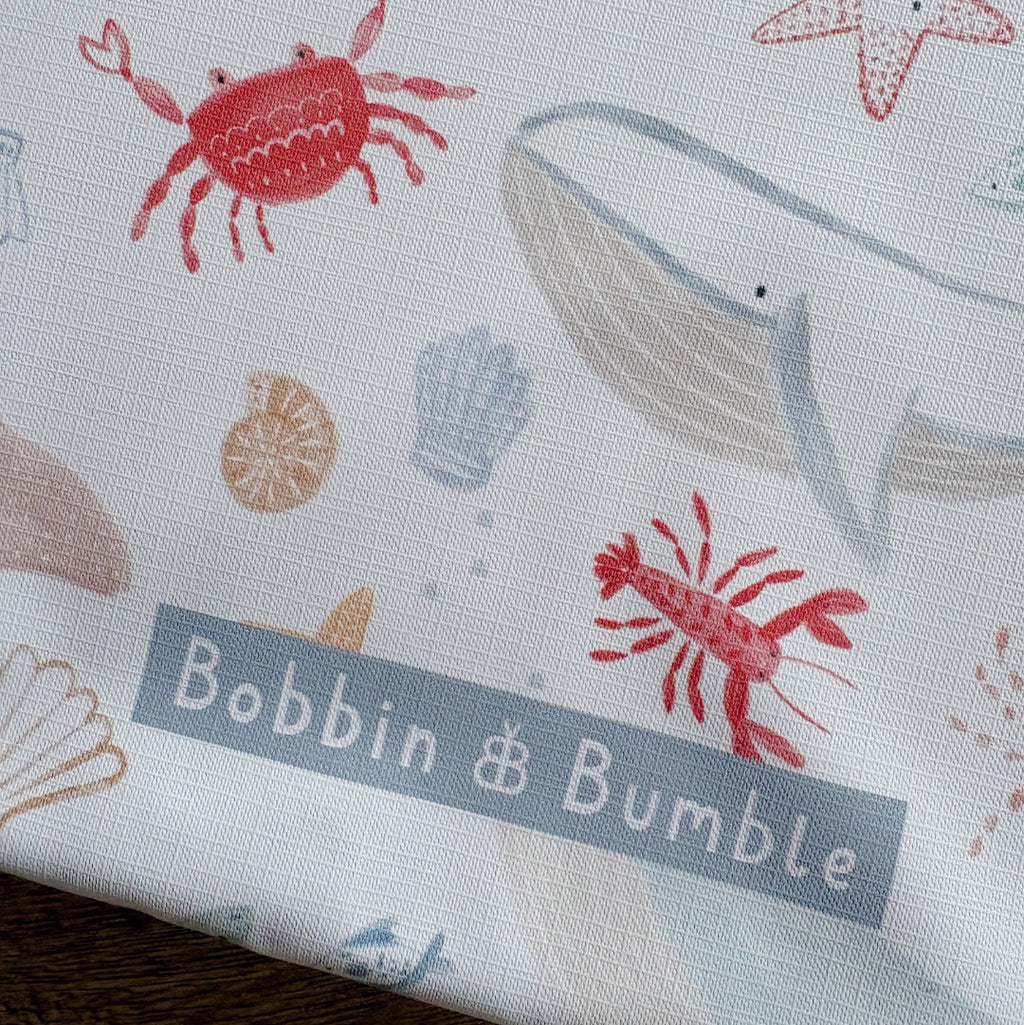 Standard Changing Mat - Deep Blue Sea Print