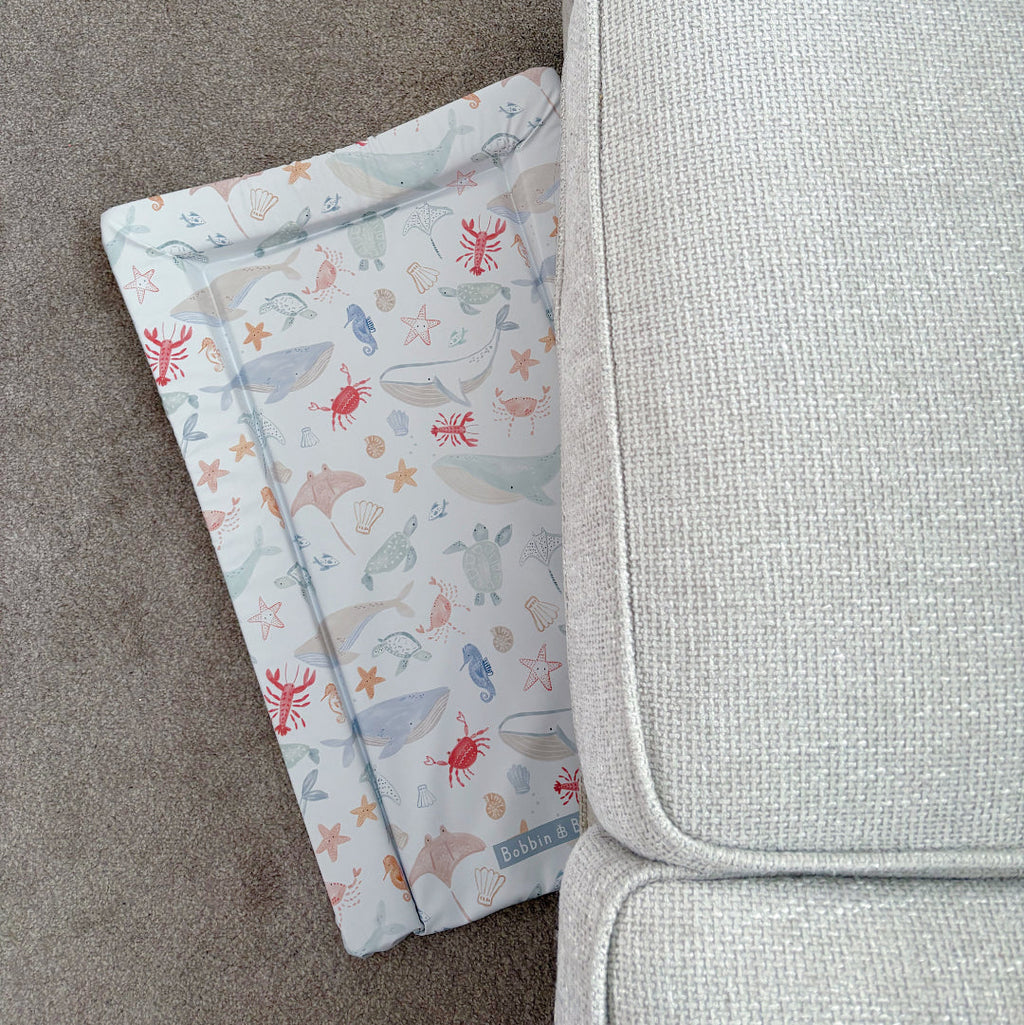 Standard Changing Mat - Deep Blue Sea Print