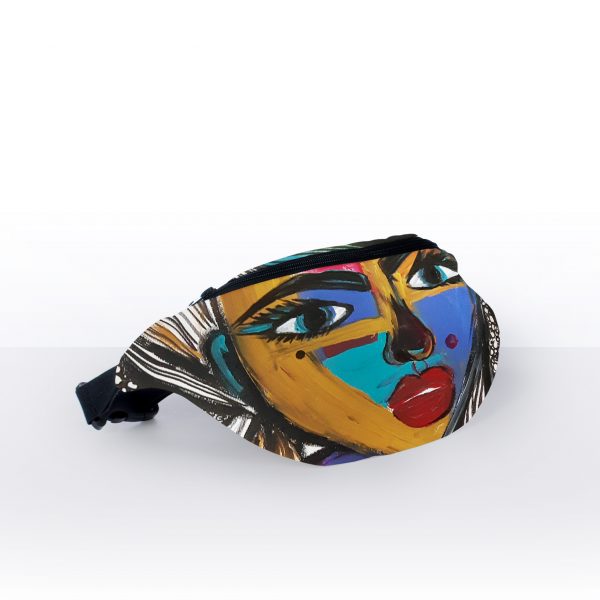 Adjustable Printed Crossbody Bag by Garbanota – Artistic & Durable by Garbanota at www.brixbailey.com